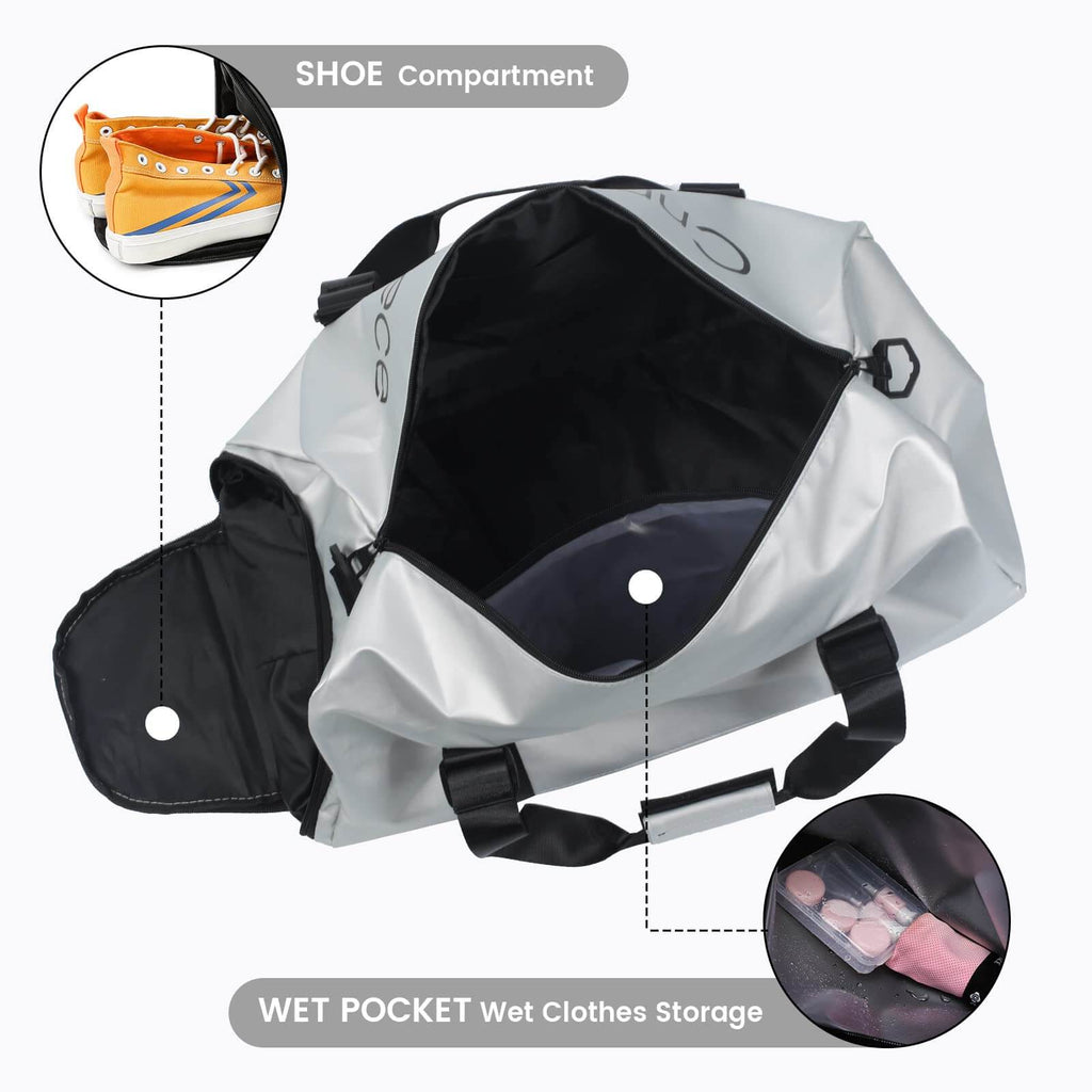 Durable Sports Duffel Bags – Water-Repellent with Shoe Compartment