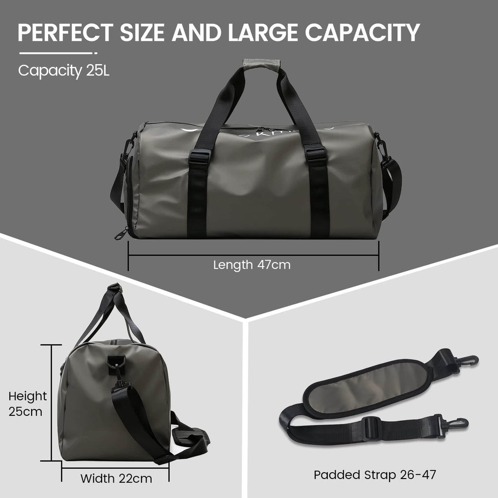 Durable Sports Duffel Bags – Water-Repellent with Shoe Compartment