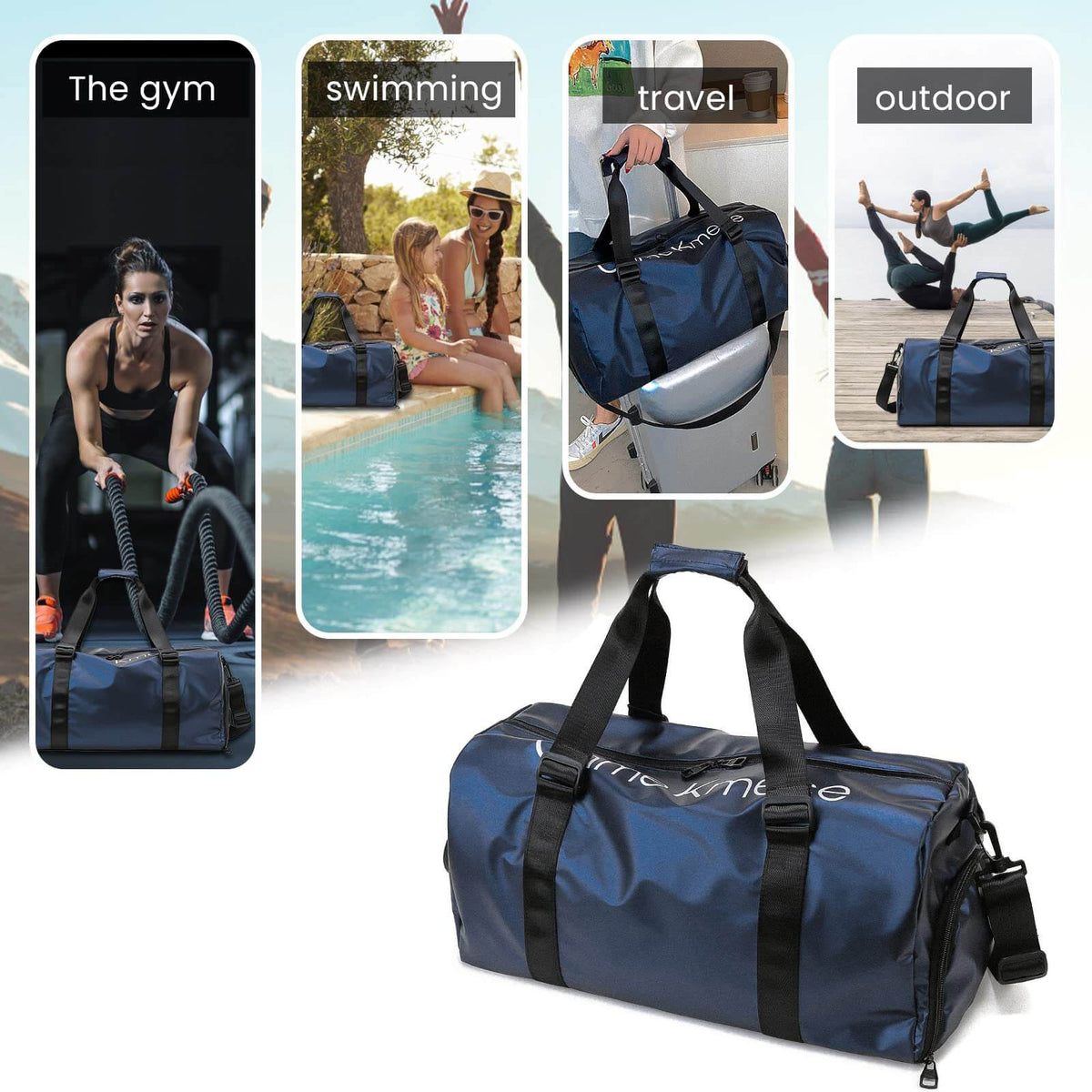 Durable Sports Duffel Bags – Water-Repellent with Shoe Compartment
