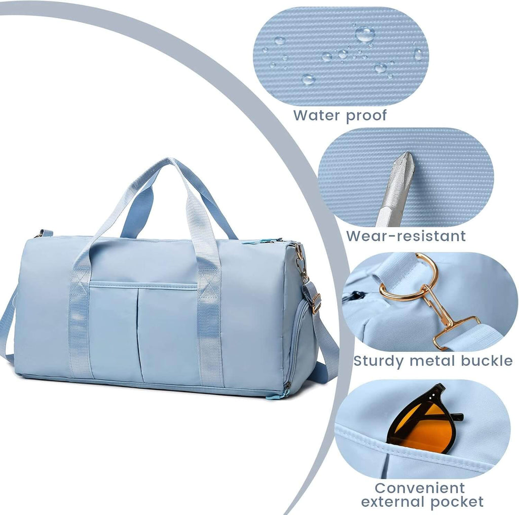 Durable Sports Duffel Bags – Water-Repellent with Shoe Compartment