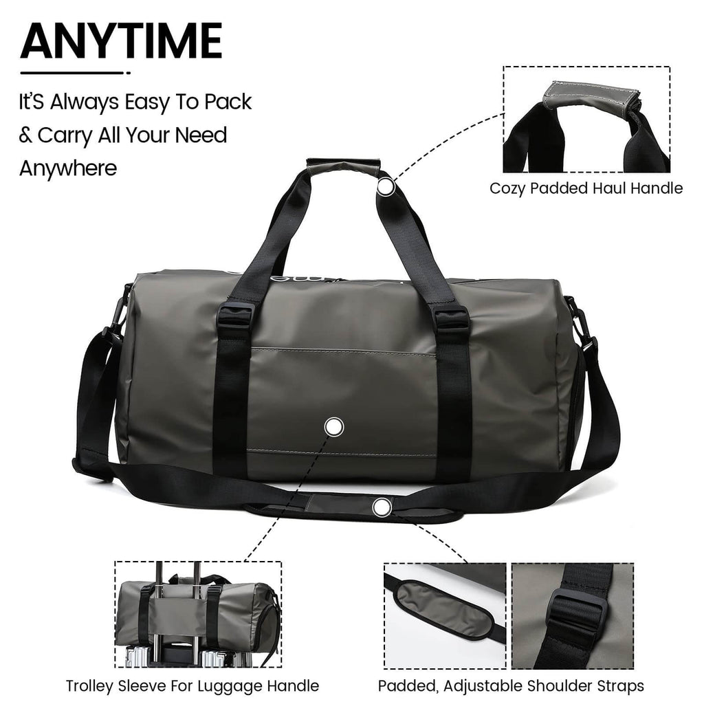 Durable Sports Duffel Bags – Water-Repellent with Shoe Compartment