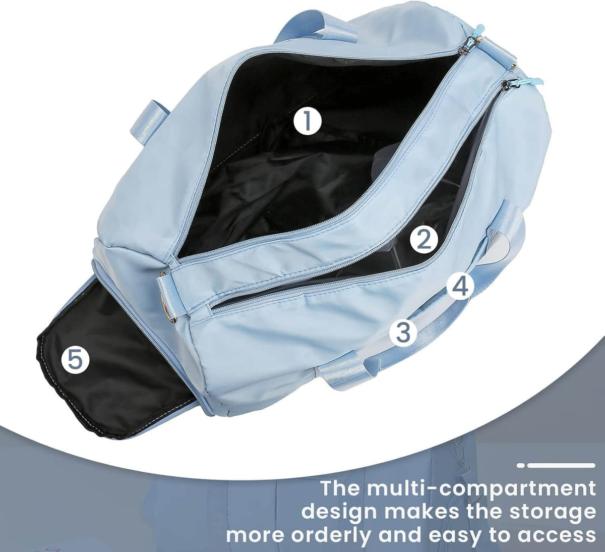 Durable Sports Duffel Bags – Water-Repellent with Shoe Compartment
