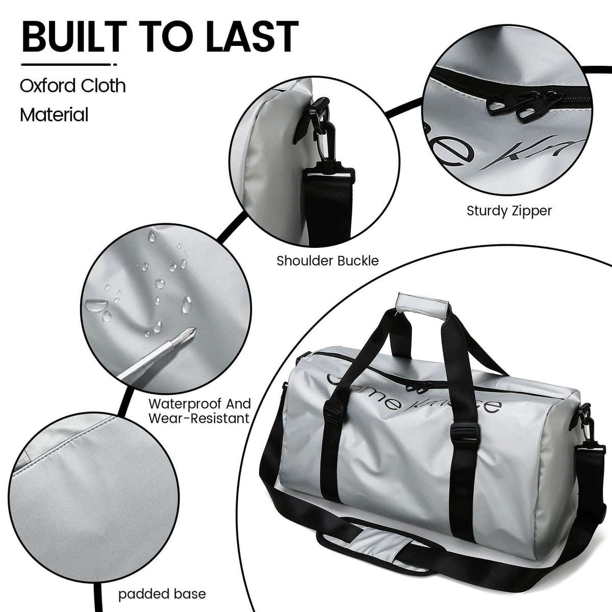Durable Sports Duffel Bags – Water-Repellent with Shoe Compartment
