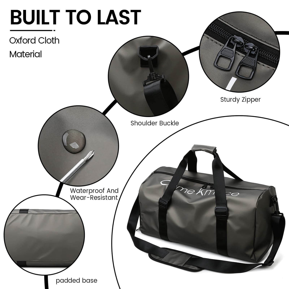 Durable Sports Duffel Bags – Water-Repellent with Shoe Compartment