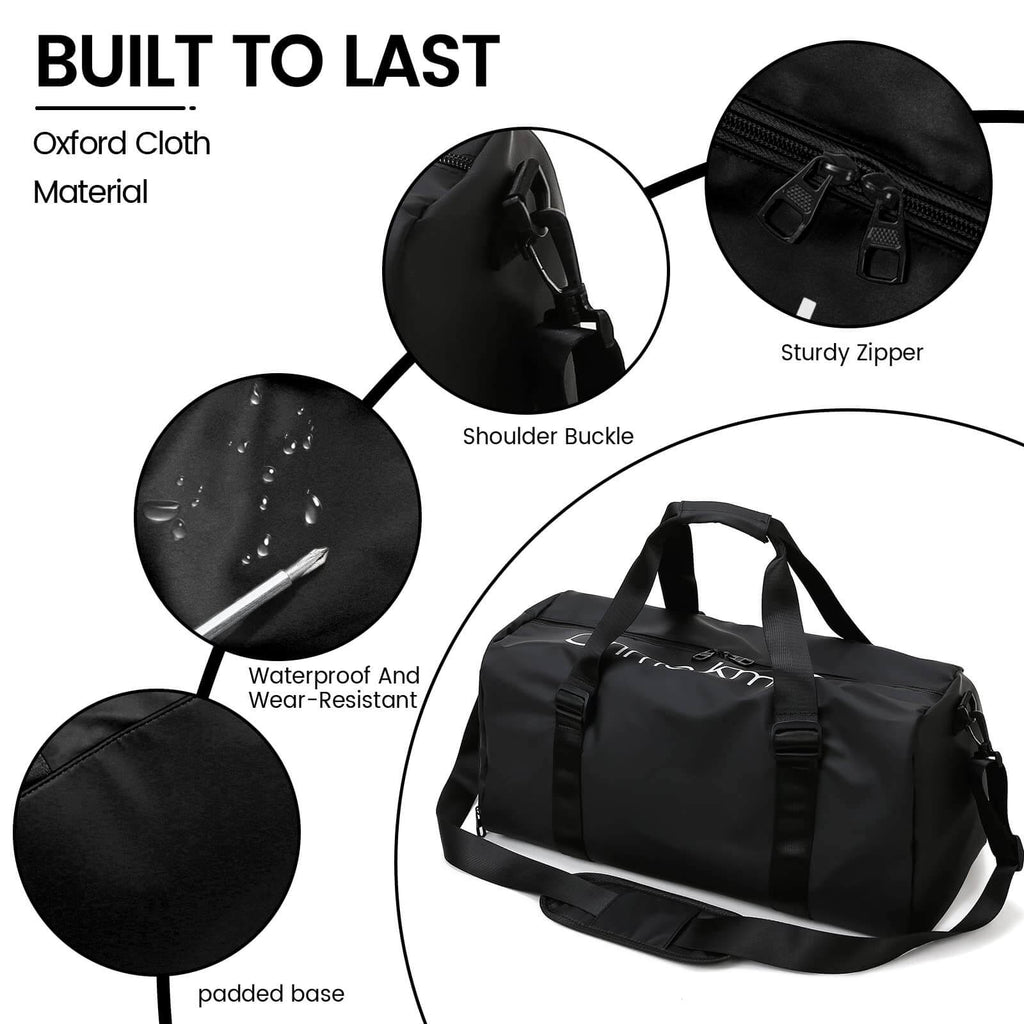 Durable Sports Duffel Bags – Water-Repellent with Shoe Compartment