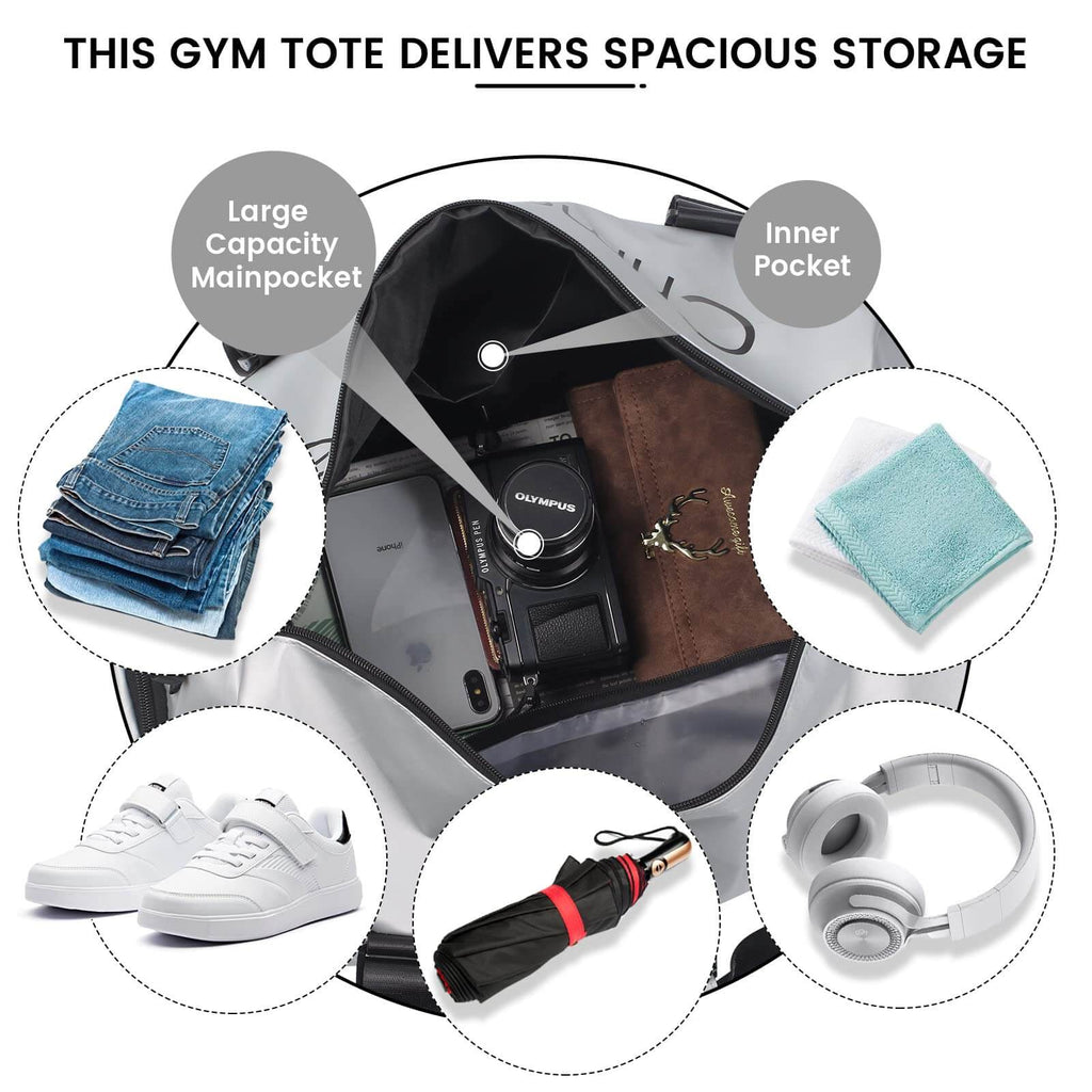 Durable Sports Duffel Bags – Water-Repellent with Shoe Compartment