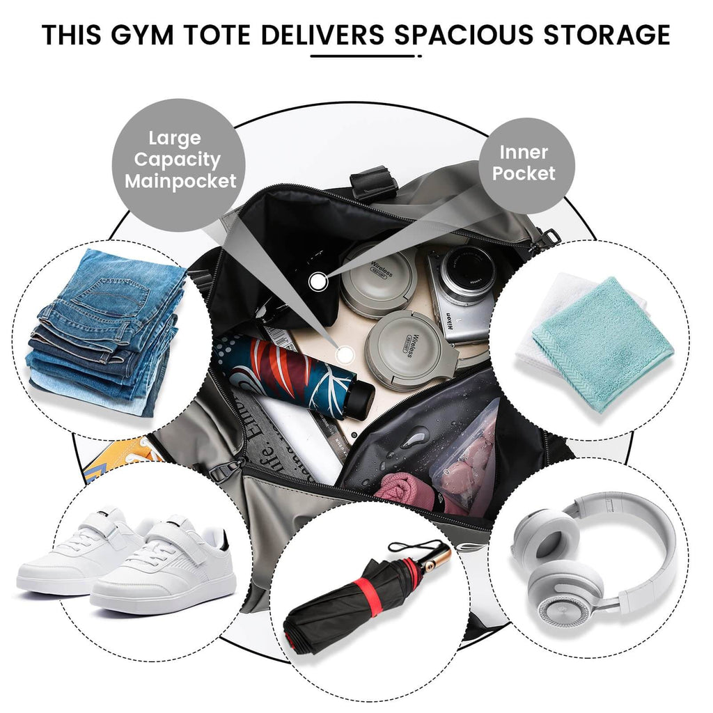 Durable Sports Duffel Bags – Water-Repellent with Shoe Compartment