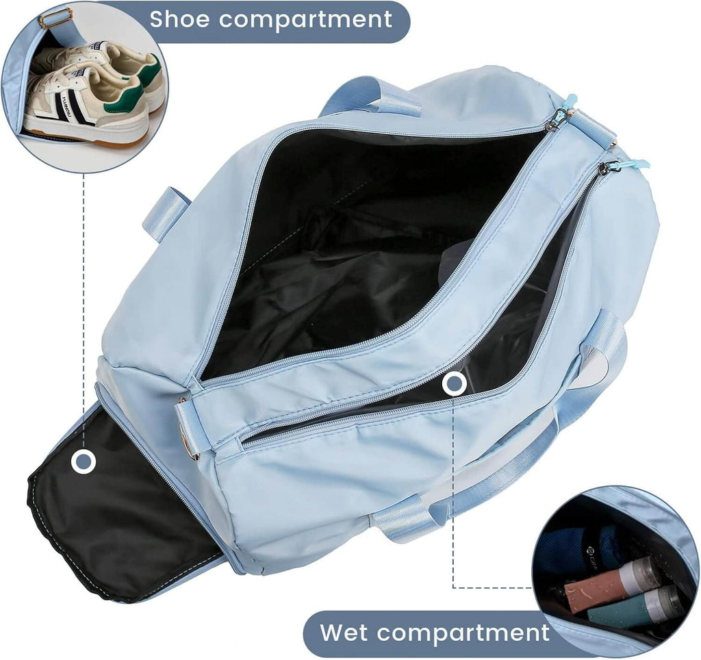 Durable Sports Duffel Bags – Water-Repellent with Shoe Compartment