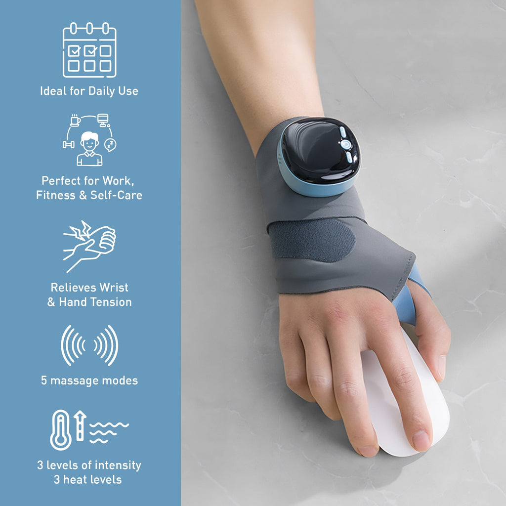 Electric Massager Wrist Guard – Relax & Revitalize Your Wrists! - Sports