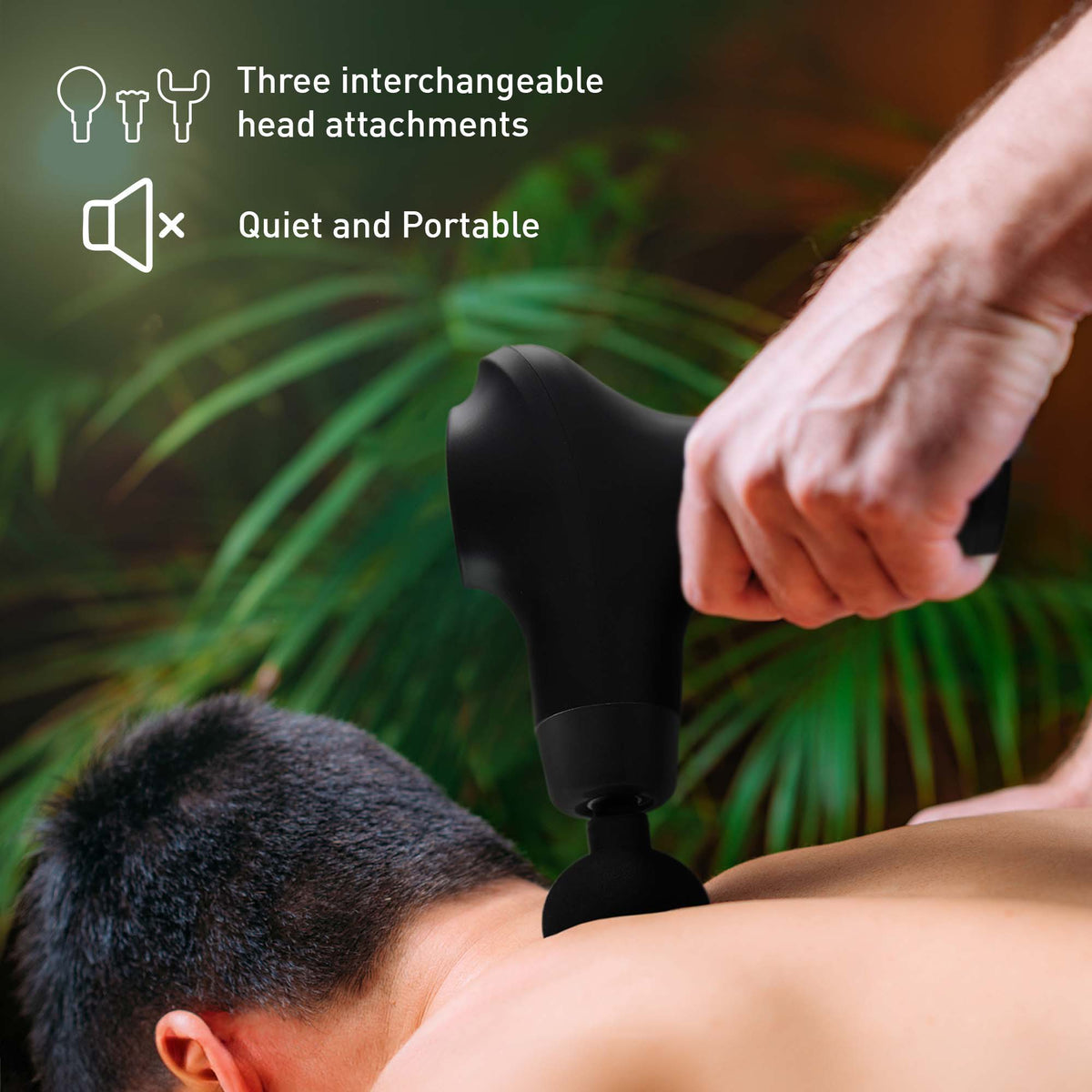 Head-to-Toe Relaxation Bundle: Massage Gun, Neck & Shoulder Stretcher, Foot Massager - Sports