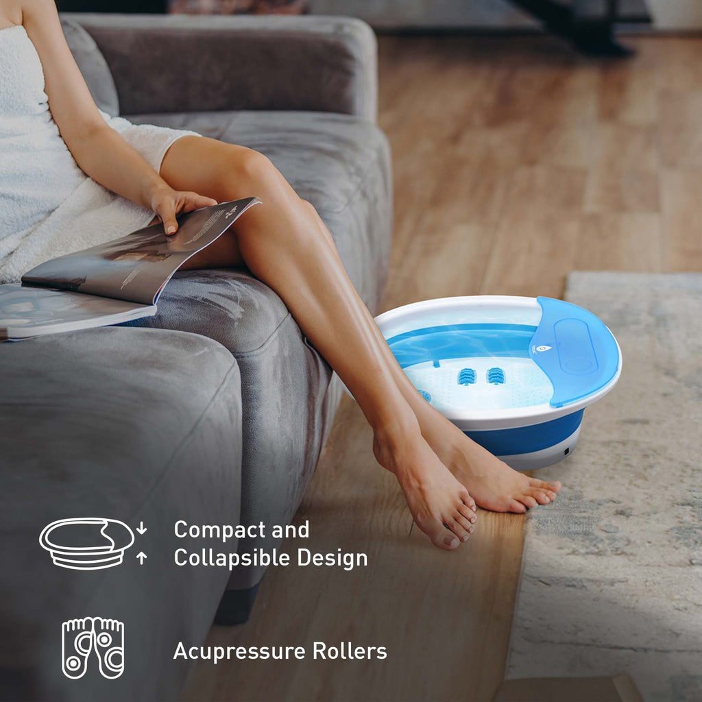 Head-to-Toe Relaxation Bundle: Massage Gun, Neck & Shoulder Stretcher, Foot Massager - Sports