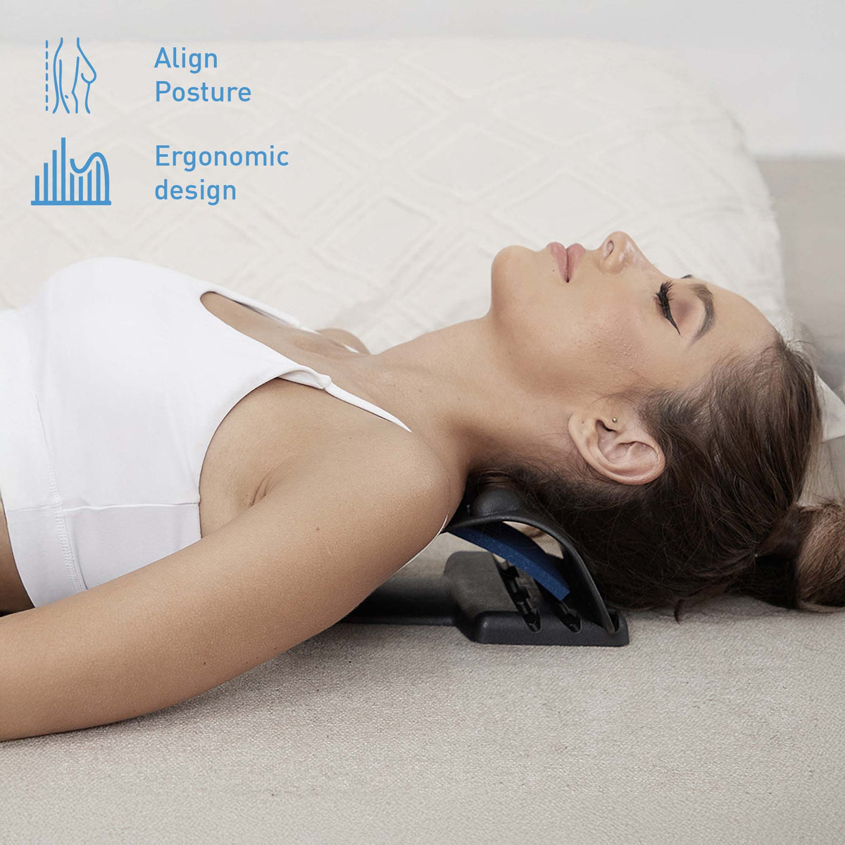 Head-to-Toe Relaxation Bundle: Massage Gun, Neck & Shoulder Stretcher, Foot Massager - Sports