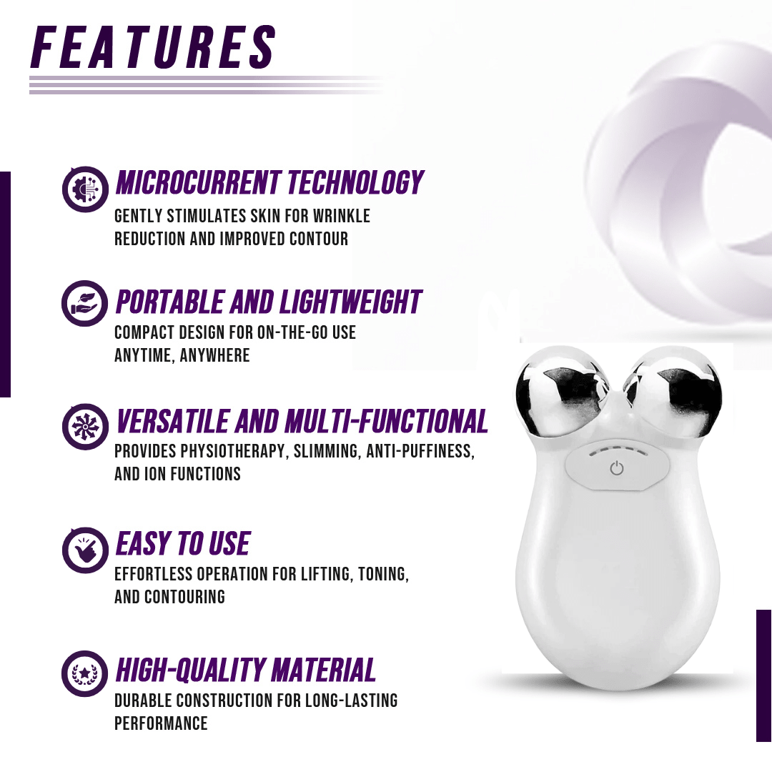 Microcurrent Facial Toning Massager - Sports