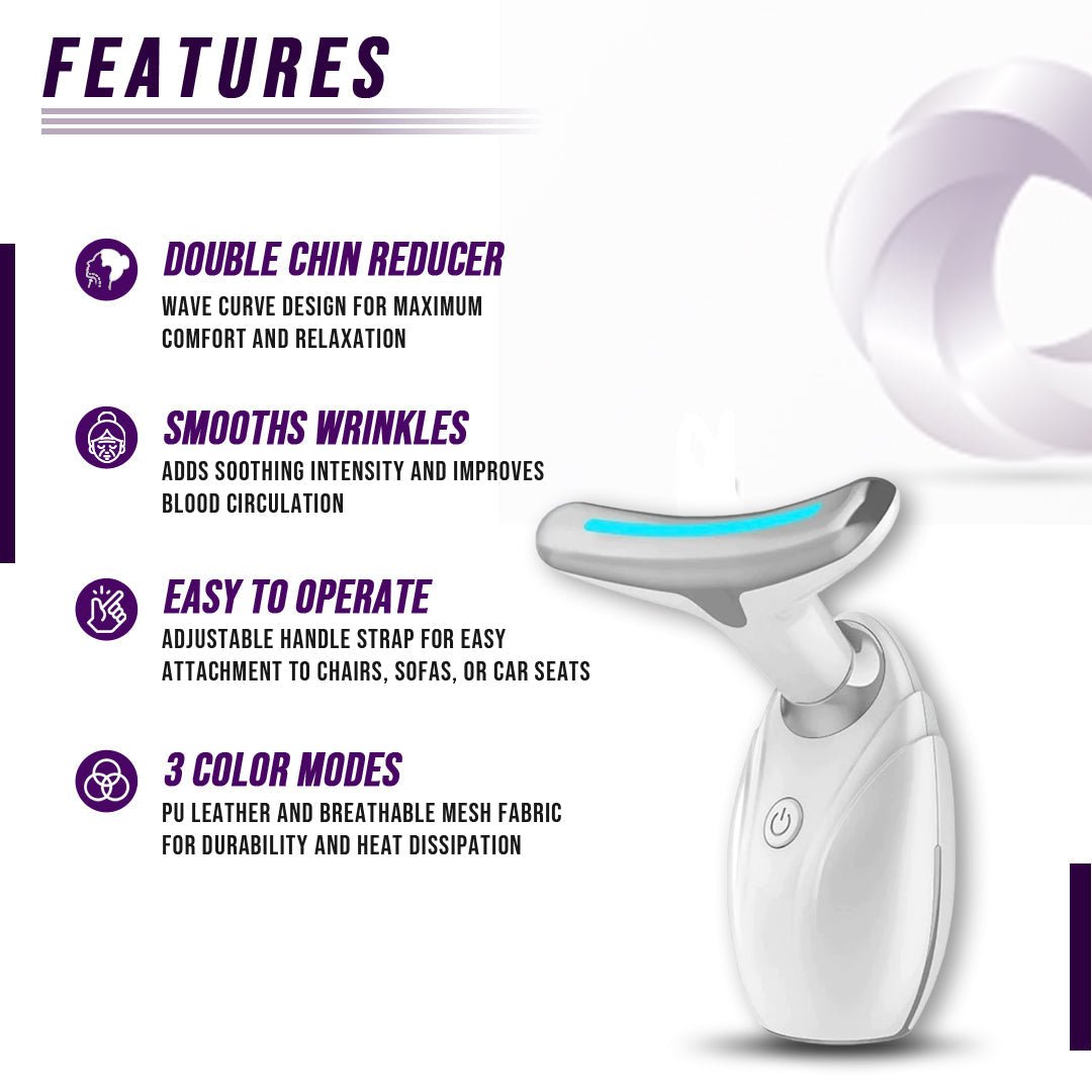 Neck & Face Lifting LED Therapy Device - Sports