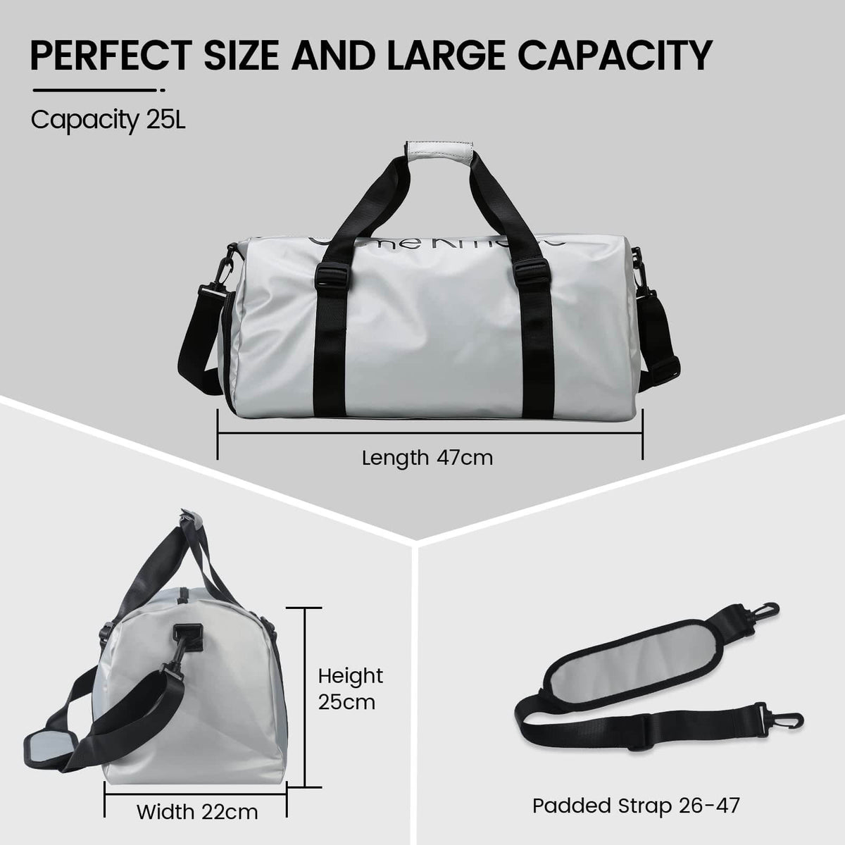 Durable Sports Duffel Bags – Water-Repellent with Shoe Compartment